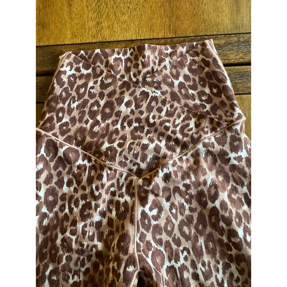 Offline By Aerie Real Me Leopard Leggings XS High Waisted Crossover Brown - Picture 5 of 8